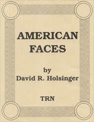 American Faces Concert Band sheet music cover Thumbnail